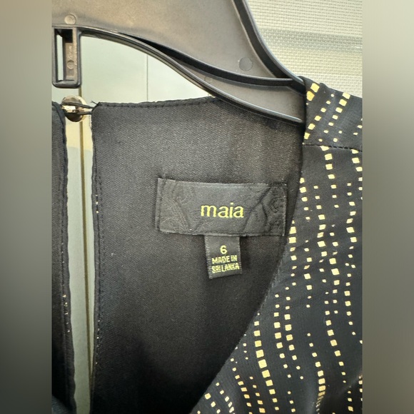 Maia black and gold dress - Picture 7 of 7